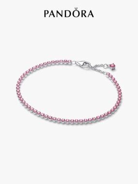 Pandora Pink Small Tennis Bracelet